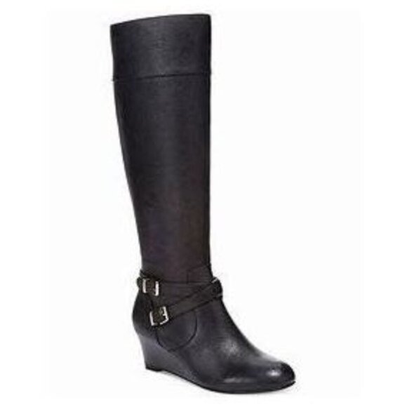 Giani Bernini Kalie Extended Calf Wedge Boots - Picture 1 of 9